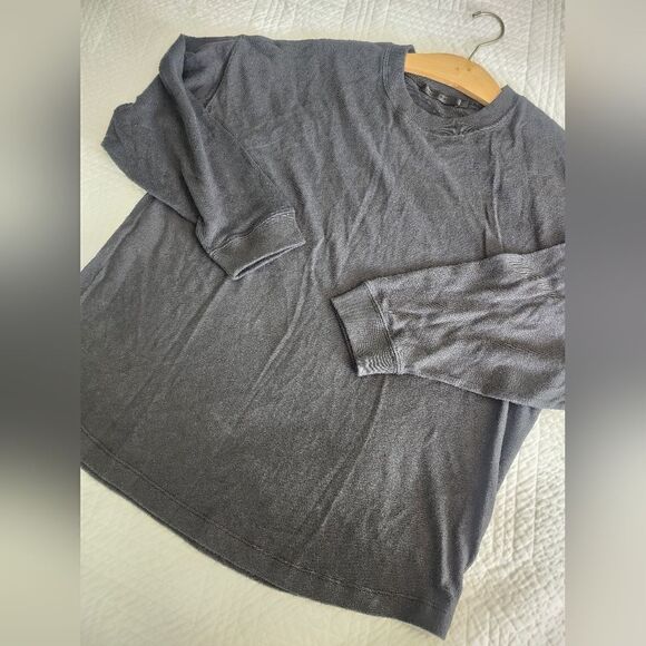 Jenni kayne crewneck oversized sweatshirt cotton light sweater - Picture 9 of 11